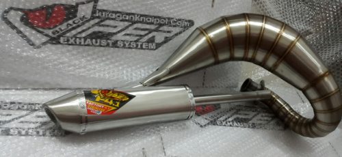 Jual Knalpot Udang Trail GTX Untuk Ninja 150R dan 150RR Modifikasi Trail Bahan Fullstainles Steel